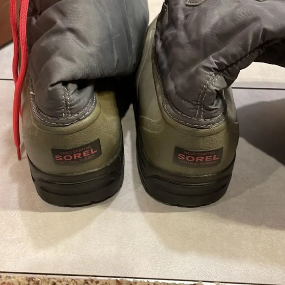 Sorel Snow Lion II woman’s green and grey waterproof and insulated boots - Picture 6 of 15